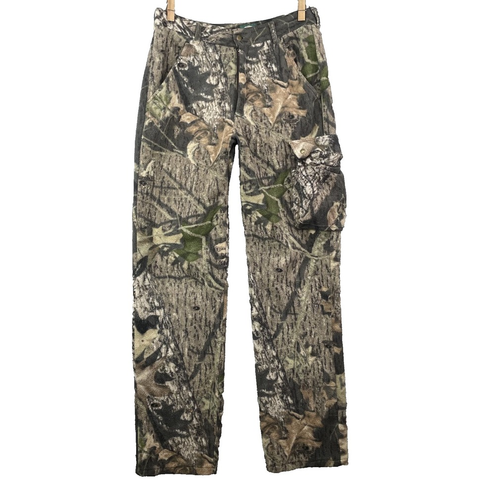Cabela's Fleece Camo Pants Mens 34 Hunting Outdoor Camping Gorpcore Workwear Y2k